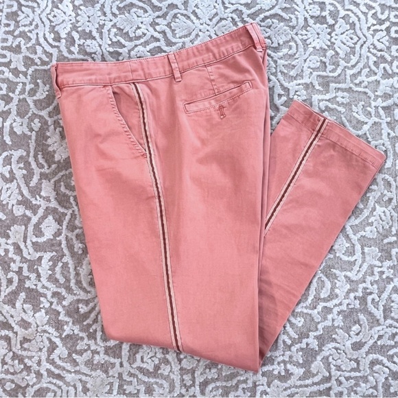 Anthropologie Relaxed Striped Chino Pants - Picture 2 of 16